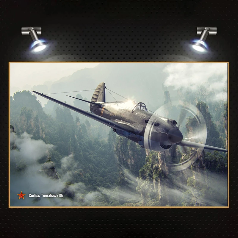 World of Warplanes Canvas Painting Posters and Prints Modern Wall Art Pictures Game for Gift Living Room Home Office Decoration