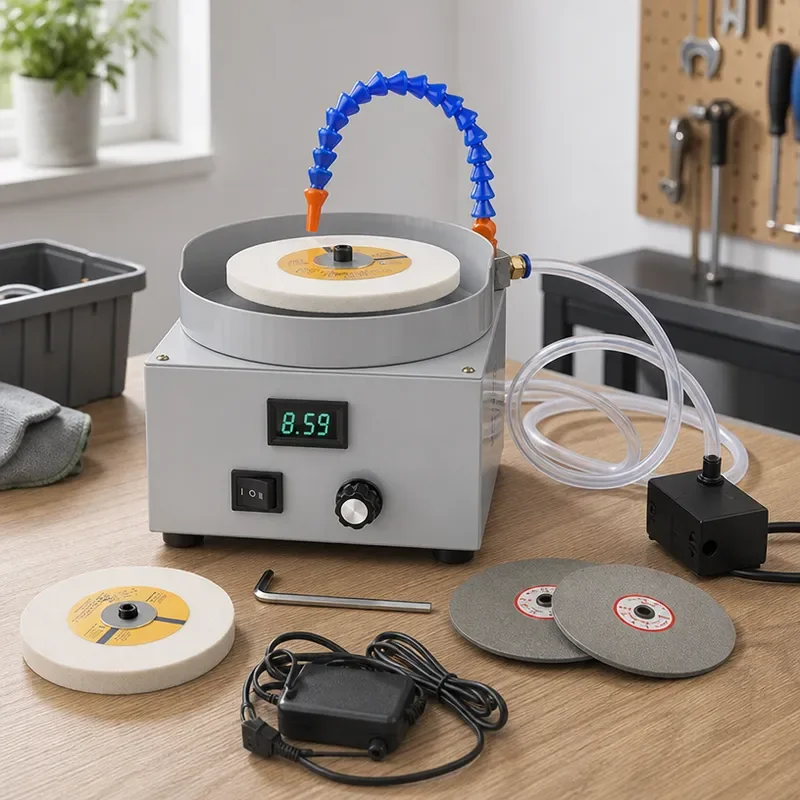 Electric Knife Sharpener Professional Kitchen Scissors Grinder Diamond Disc Flat Grinding Machine Repair Tool