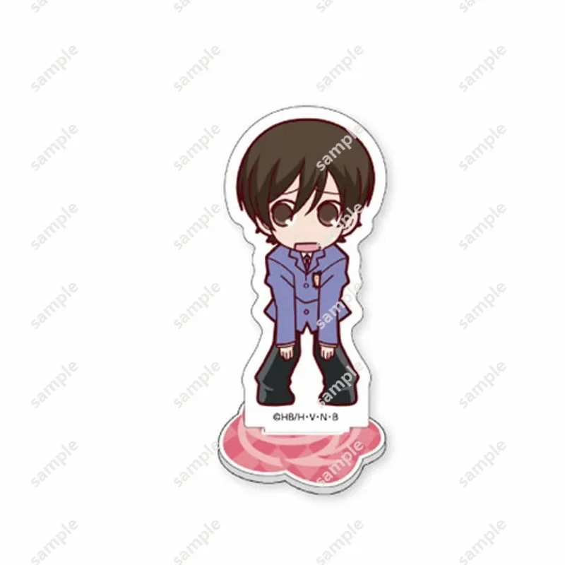 Figura de Anime Ouran High School Host Club Stand Fujioka Haruhi King, modelo de dibujos animados de pie acrílico, placa, adornos de mesa, juguete Cos