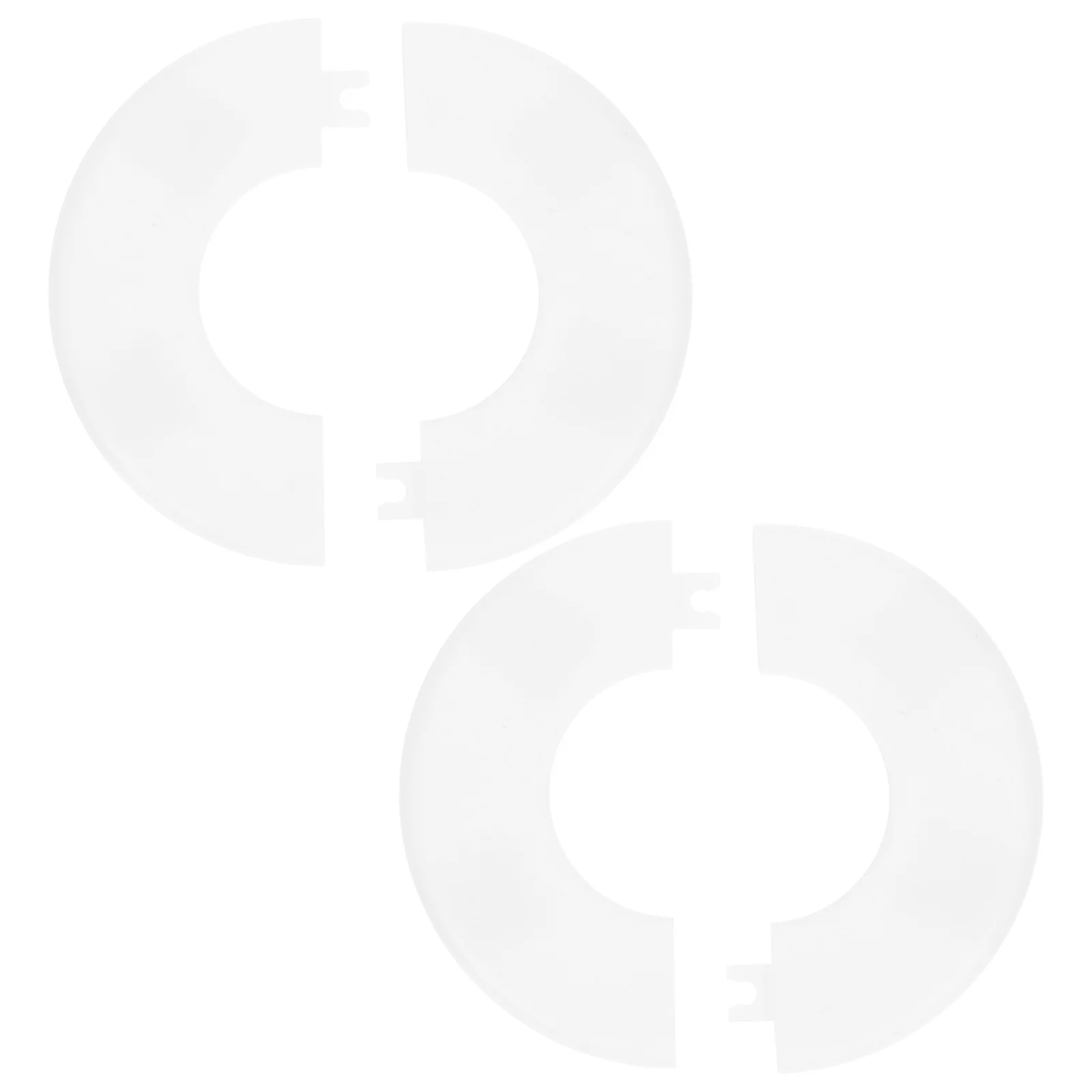 2 قطعة غطاء سلم حمام السباحة خواتم درابزين طوق لوحات لحماية أنابيب حمام السباحة فوق الأرض ملحقات سلامة حمام السباحة #2