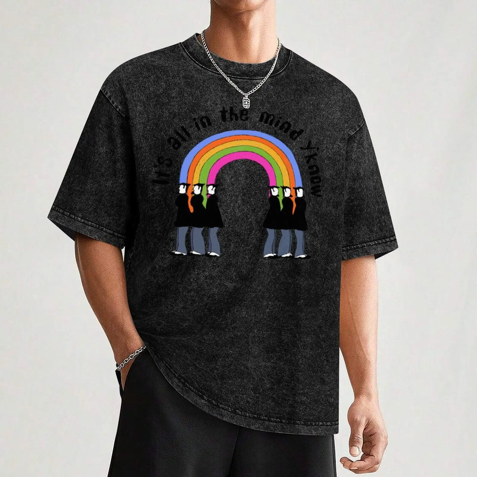 It's all in the mind y'know T-Shirt Non-Shrink Basic Cotton T-Shirt