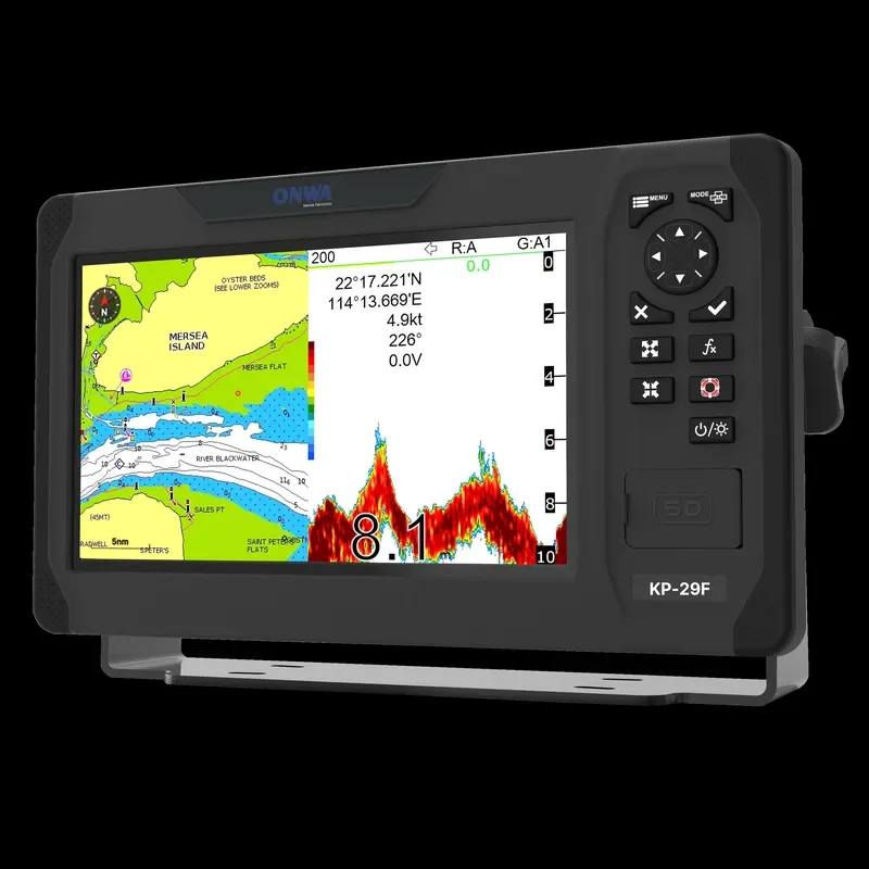 KP-29(NEW) ONWA 9 Inch GPS Chart Plotter (support NMEA2000)