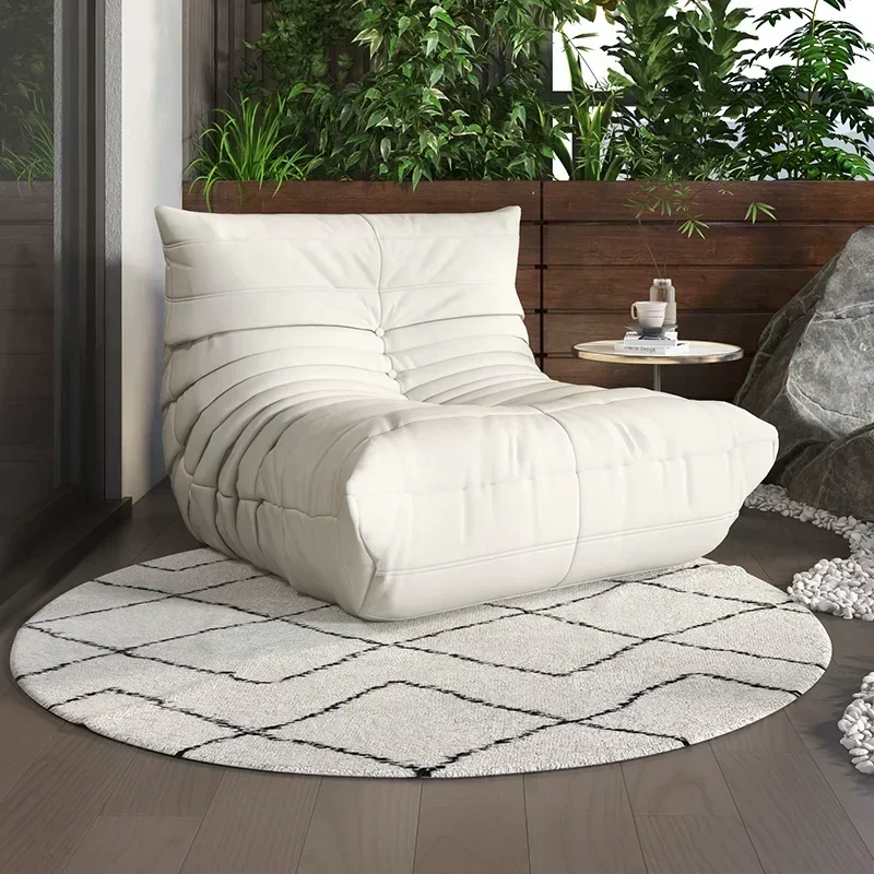 

Caterpillar Lazy Sofa Sleepable Balcony Bedside Single Ins Style Clothing Store Beauty Salon Sofa Chair Sofas For Living Room202