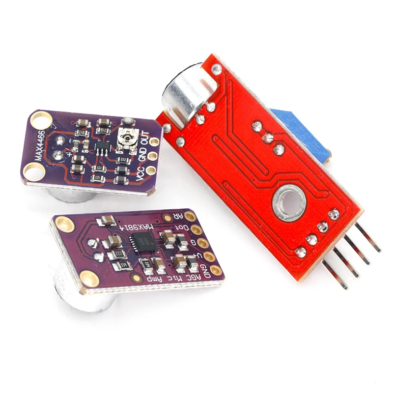 Amplificatore per microfono a elettrete Modulo stabile MAX9814 Controllo automatico del guadagno MAX4466