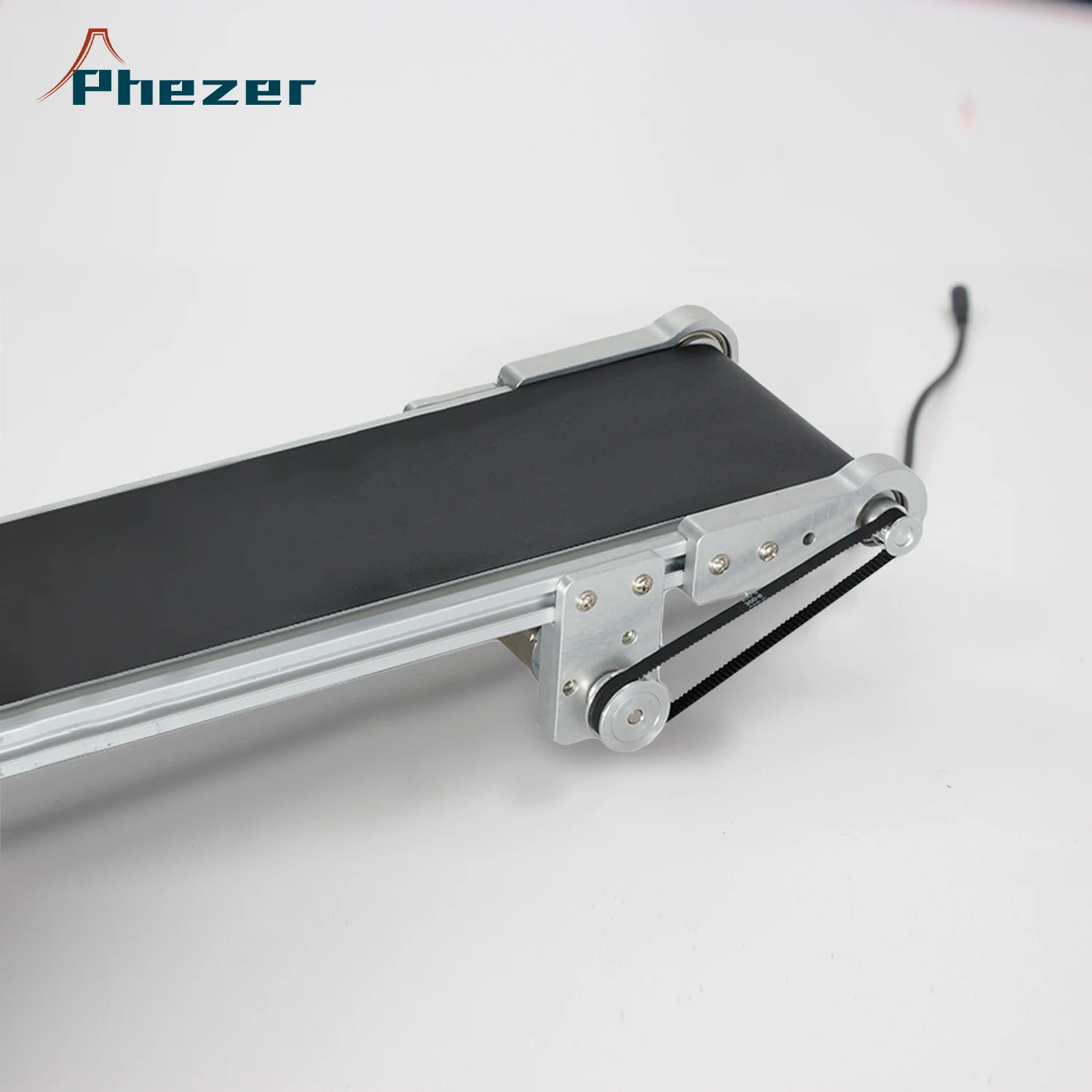 Phezer 60cm*10cm Date Code Printer Adjustable Speed Handheld Inkjet Printer PVC MINI Conveyor Belt Parts Accessories Office