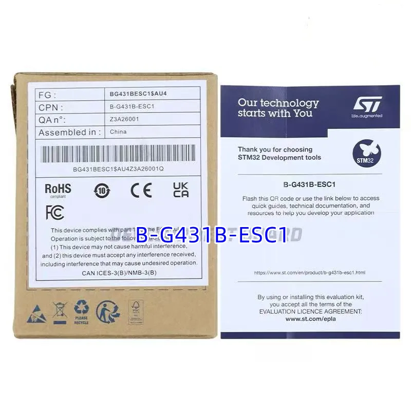 Kit de descubrimiento ARM B-G431B-ESC1 con MCU STM32G431CB