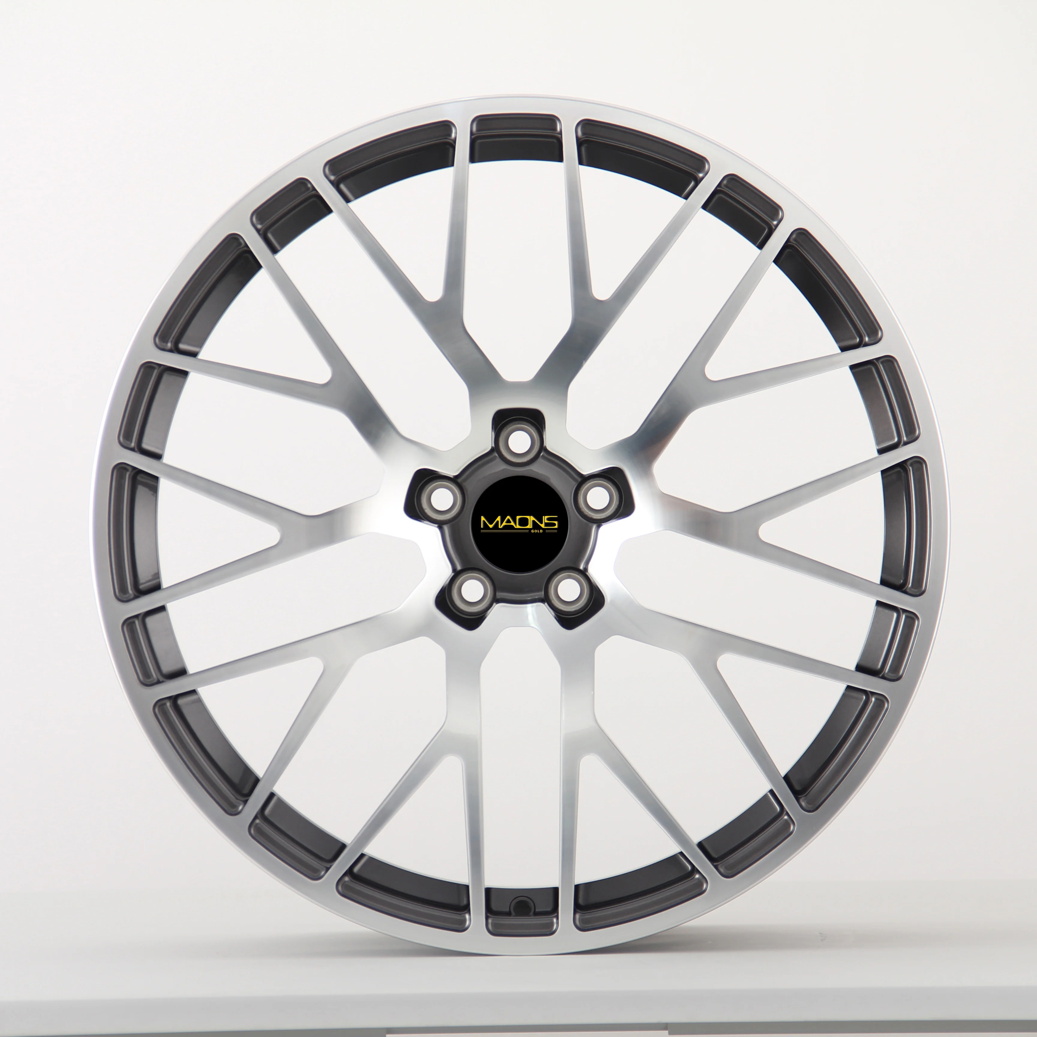Gunmetal d Face Forged Wheels 21 Inch 5x112 Multi Spoke Alloy Rims Ready To Ship For Porsche Macan Luxury Compact SUV