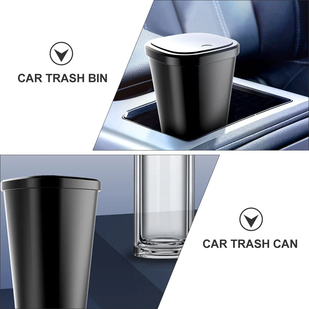 

Can Abs Car Basket Garbage Bin For Car Center Control Portable Auto Trash Basket Small Auto Garbage Can Trash Bin