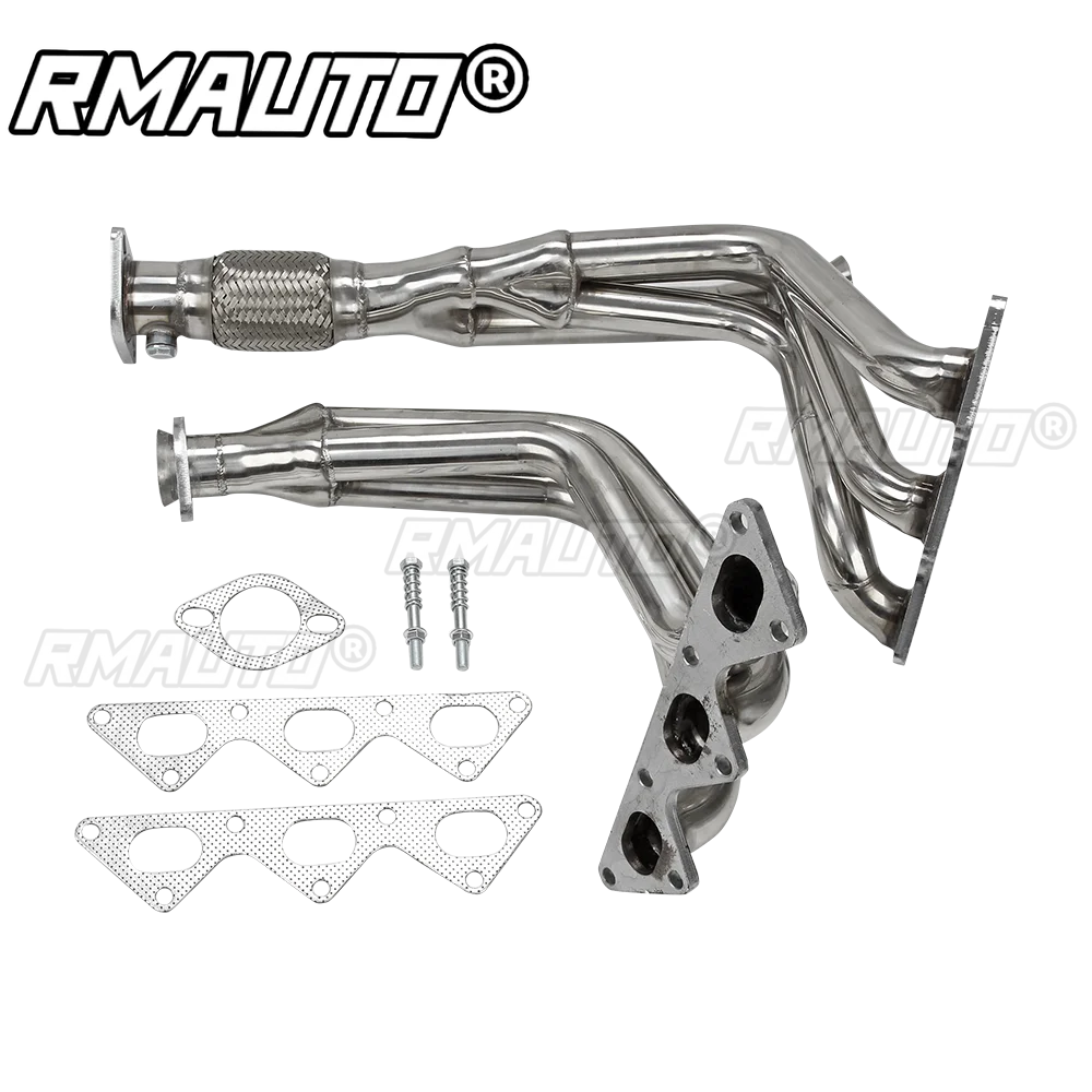 Stainless Steel Exhaust Header for 1991-1999 Mitsubishi 3000GT Stealth DOHC V6 Exhaust System High Pressure Water Tank
