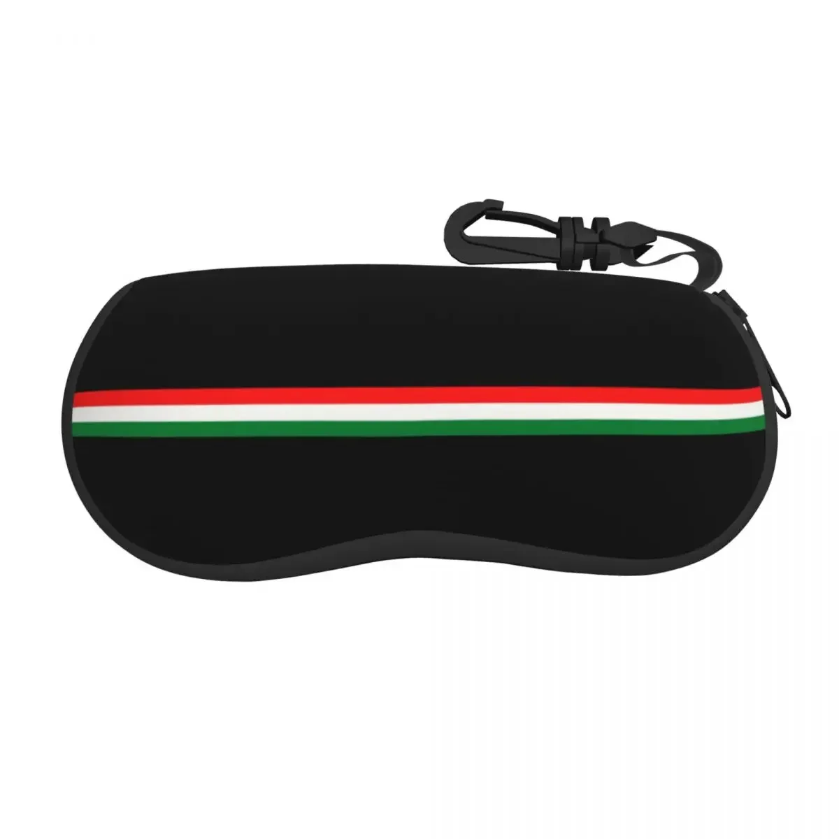 

Minimalist Italy Flag Eyeglass Glasses Case Men Women Soft Italian Pride Sunglasses Protective Pouch