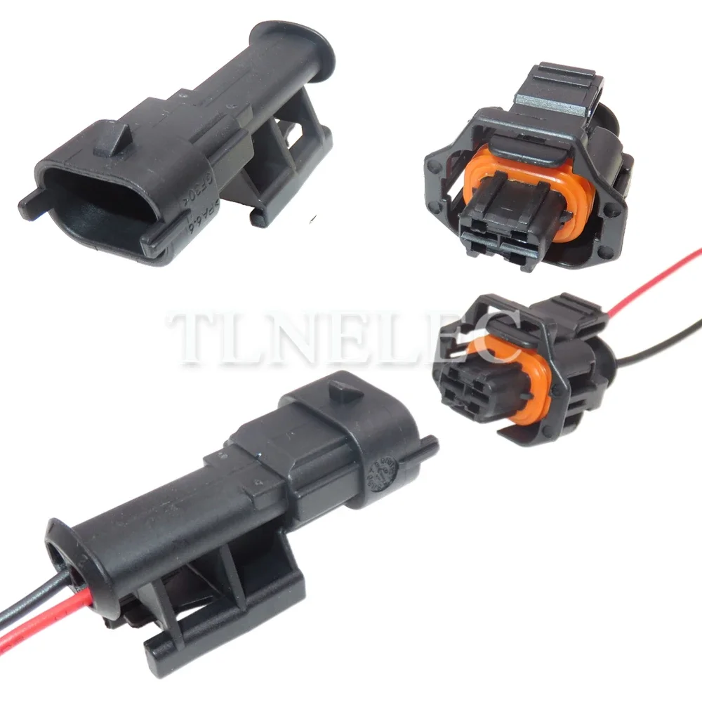2 Pin Way Auto Camshaft Sensor Waterproof Connectors Car Fuel Spray Nozzle Wiring Socket With Wires 1928403874 1928404226