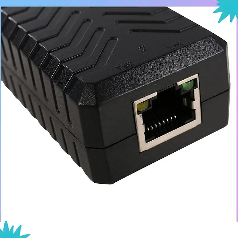 ABZW 5X 1 Port POE Extender 10/100Mbps With IEEE 802.3Af Standard Input/Output For IP Camera Transmission Distance 120 Meters