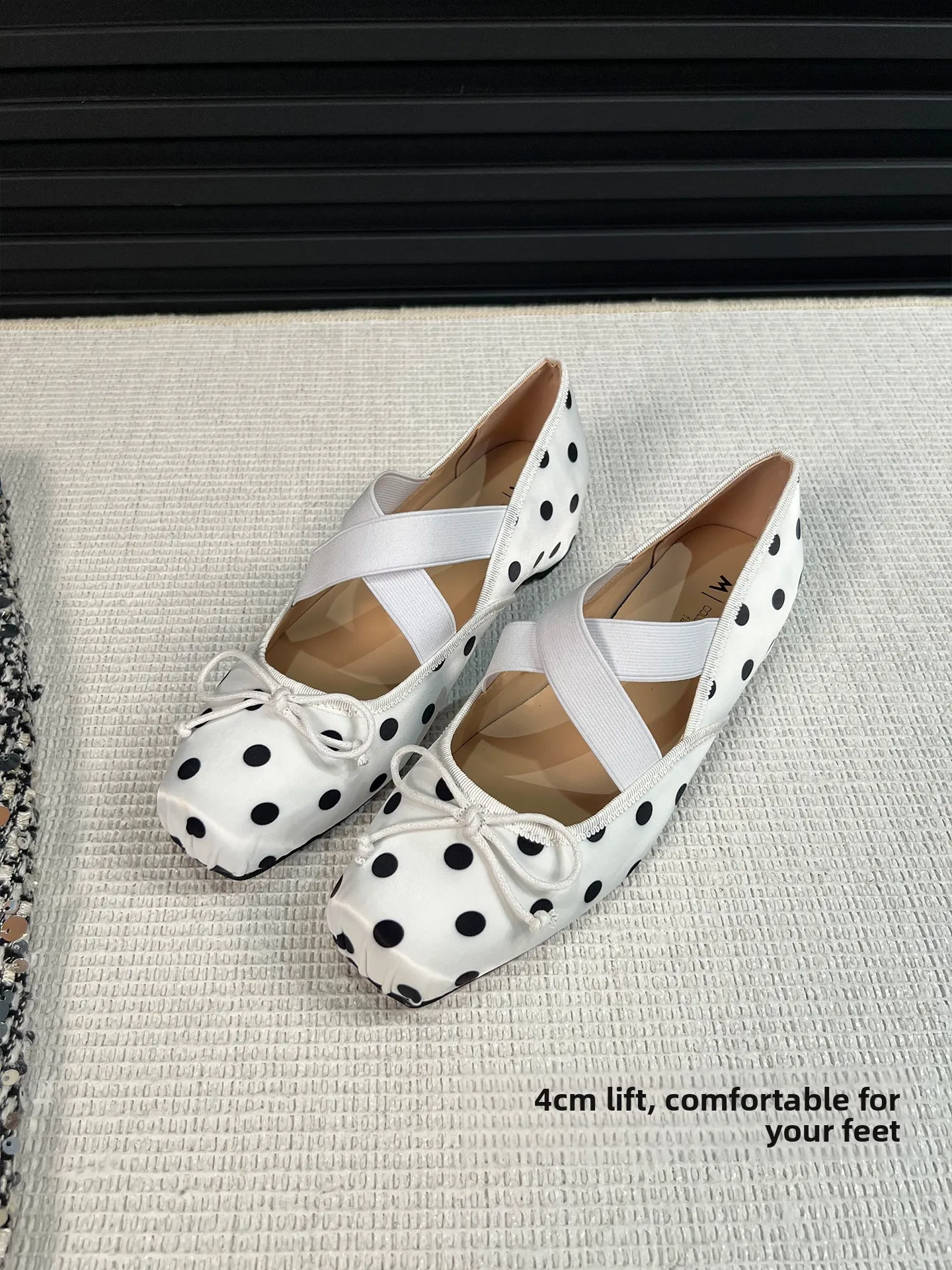 spring-2026-women's-ballet-flounce-mary-jane-shoes-cross-band-inner-heightening-4cm-knot-versatile-fashionable-flats