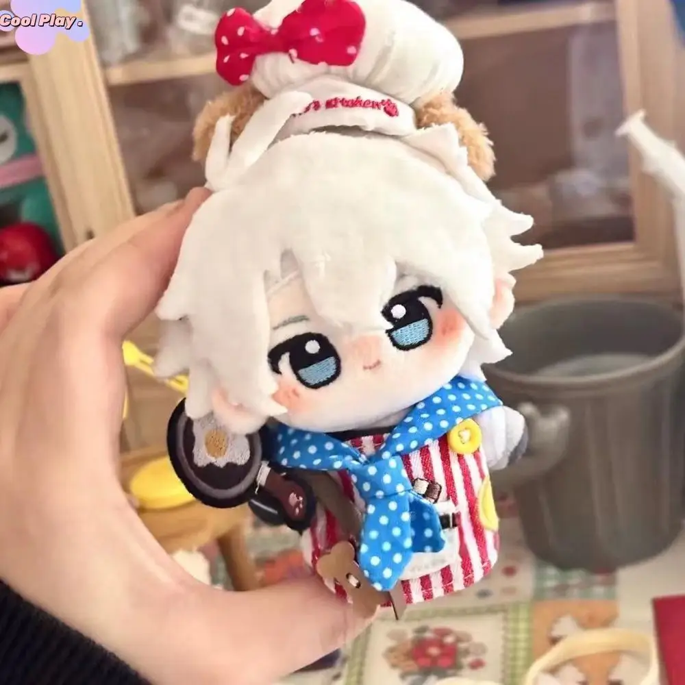 

Chef Hat 10cm Cotton Doll Clothes Apron Set Dress Up Doll Clothes Outfit Lovely Funny Doll Clothes Set Children's Gift