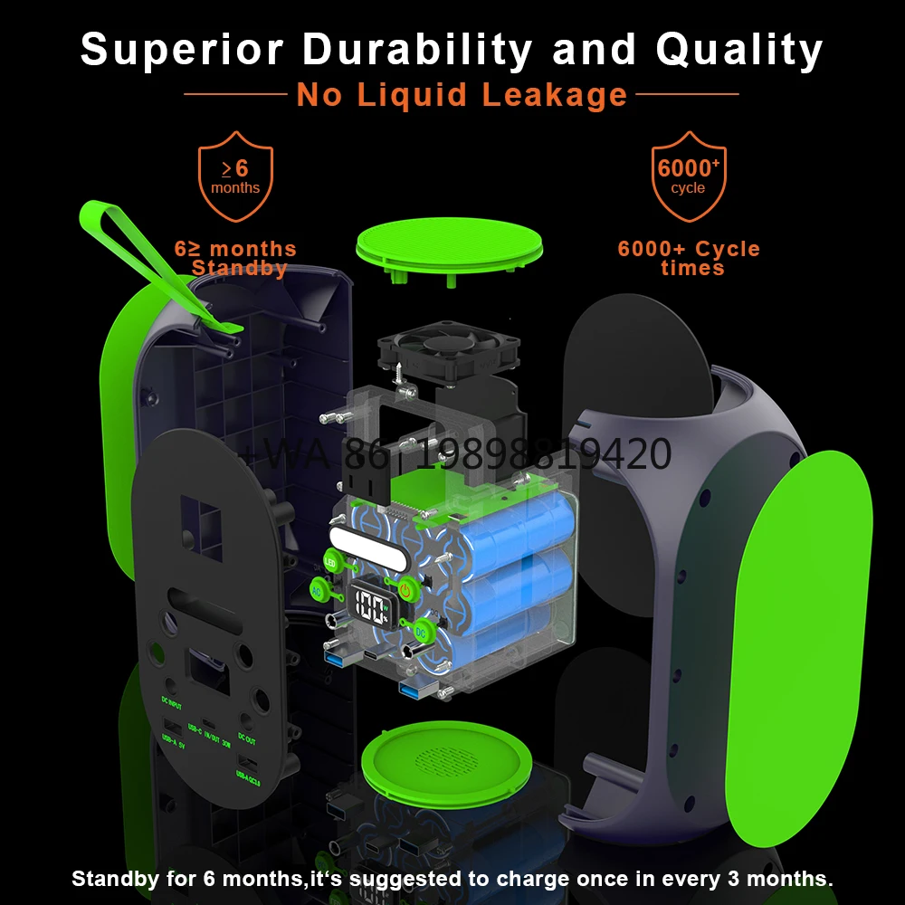 

Type-C Two-Way PD30W Mini Solar Generator Manufacturer 120W Mini Solar Generator With USB