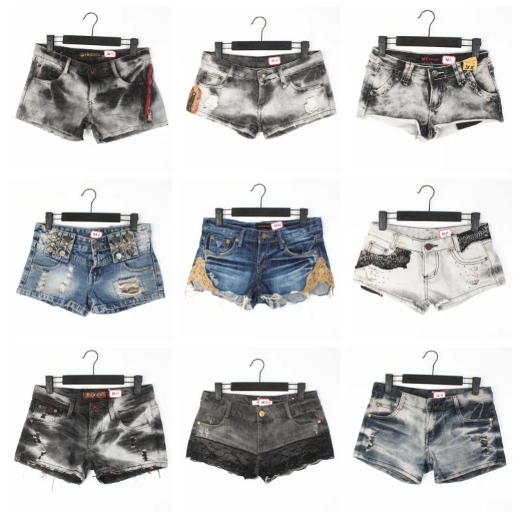 

Y2K Retro Hot Girl Low Waist Denim orts Punk Street Millennium Non-Traditional ort orts Casual Lightweight Jeans