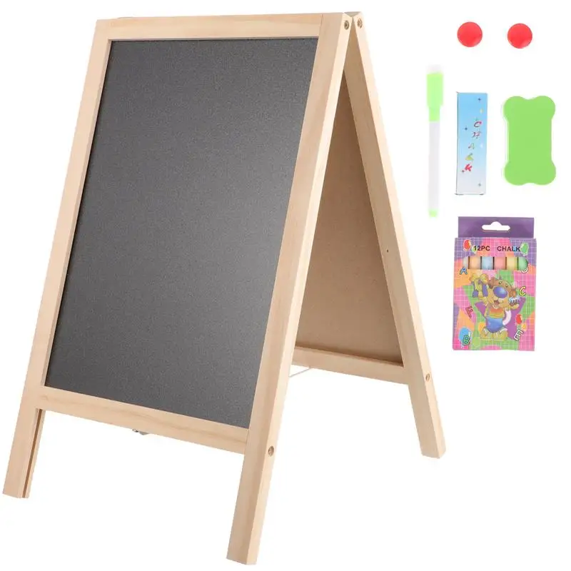 Lightweight Chalk Board Standing Classroom Erasable Drawing Board For Kids Whiteboard For Kids For Classroom Children Kids Home