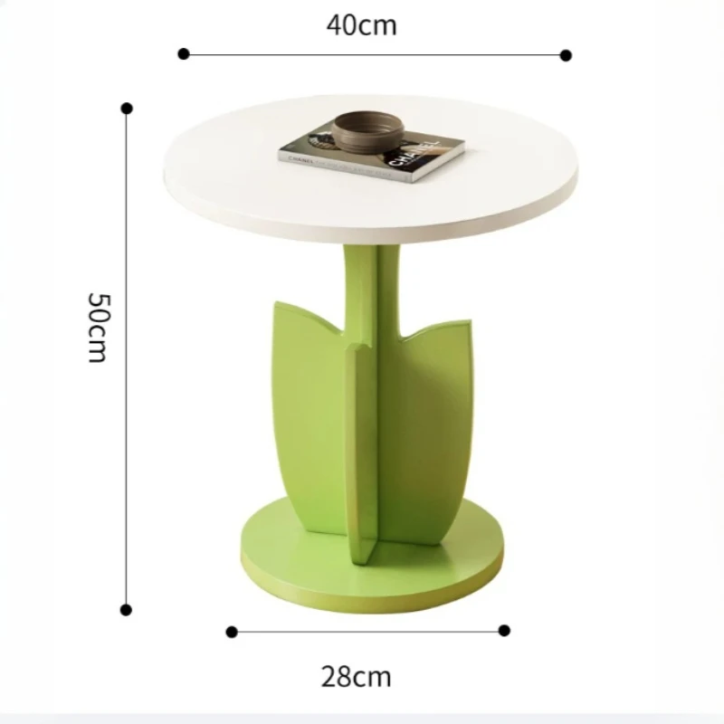 Hotel Round Side Italian Coffee Tables Luxury Mesa Lateral Pink Corner Wood Coffee Tables Dopamine Mid Century Furniture