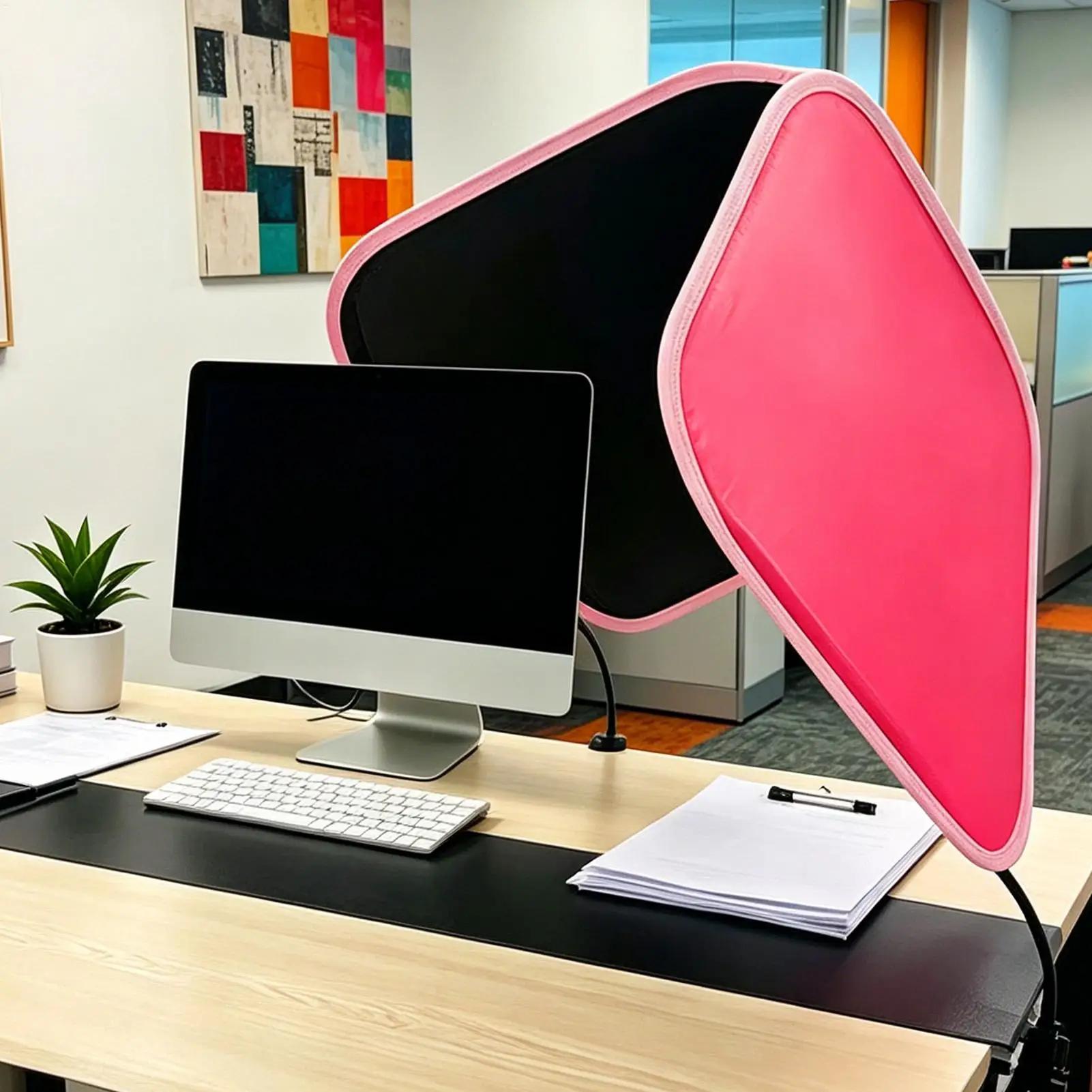 Desk Shade for Office Overhead Privacy Protection Cover Office Glare Shade for Men Adults Coworkers Colleagues Teachers