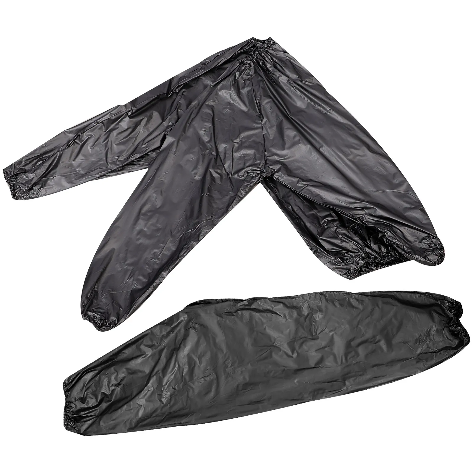 1Set Unisex Sauna Suit Fitness Sweat Top Pants Gym Sweat Clothing Accelerate Fat Burn Workout Gear Sauna Suit Men