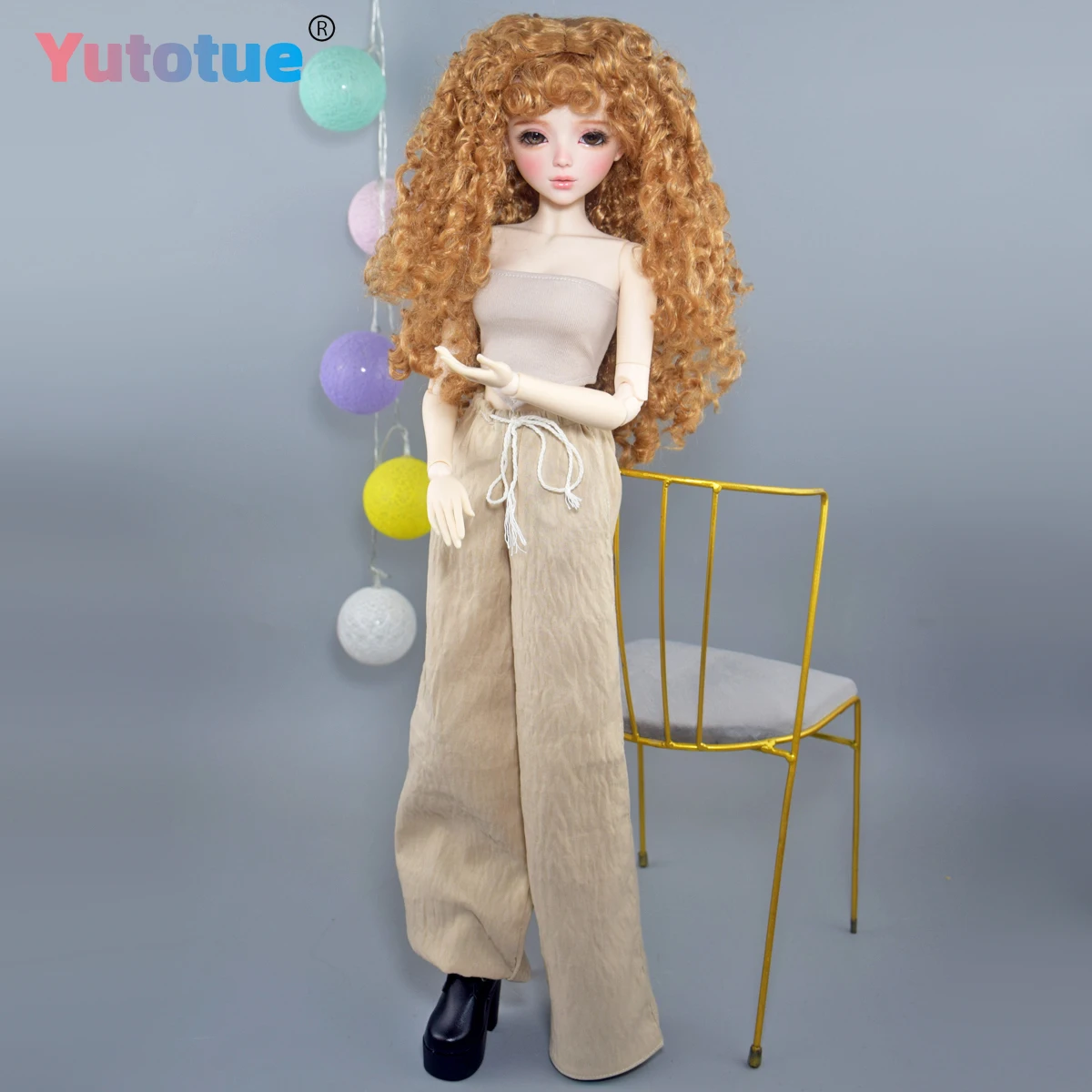 YUTOTUE 56 سنتيمتر الارتفاع أنثى دمية 1/3 BJD دمية لعبة نابض بالحياة للإزالة وتتسابق الباروكات عيون أفضل هدية #2