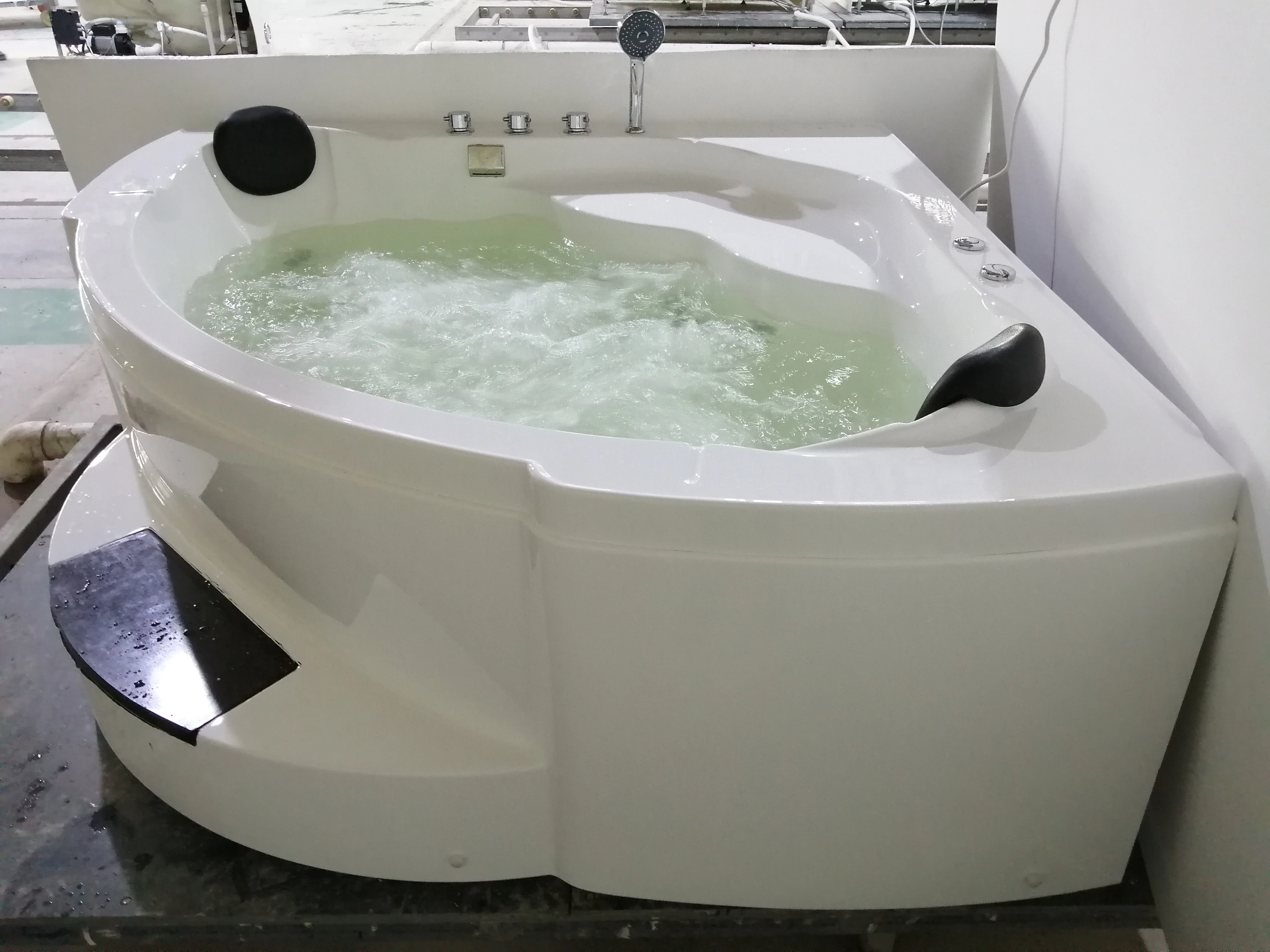 2 شخص منازل جاهزة Jackuzi توفير الطاقة حوض استحمام ساخن Piscine Jakuzzi Vasca حوض استحمام زاوية #3