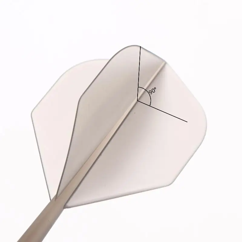 3 Stück 2BA Professionelle Dartpfeile 75% Transparent Leichtgewicht Anti-Drop L-Form Flügel für Bar-Wettkämpfe und Tägliche Übungen – Detail 18