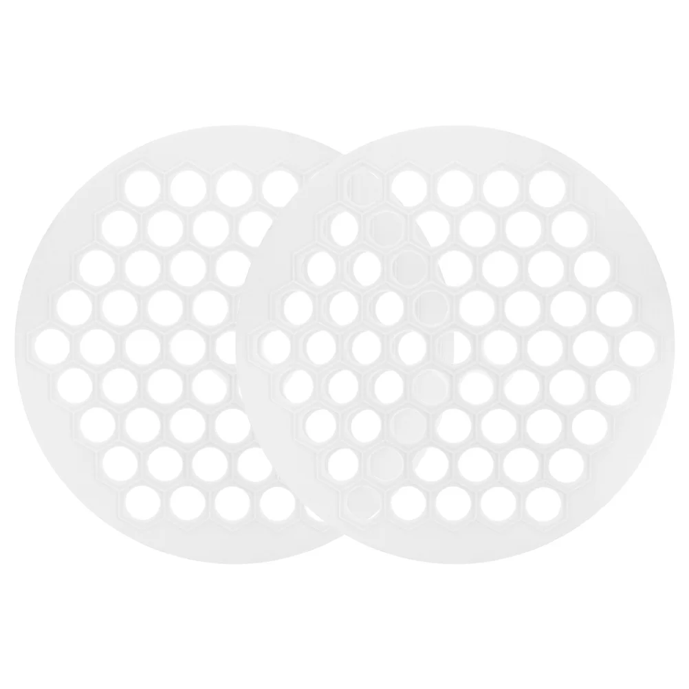 

2Pcs Dumpling Mold Plastic Russian Ravioli Maker Mold with 61 Pierogi Holes Dumpling Maker Press for Homemade Empanadas