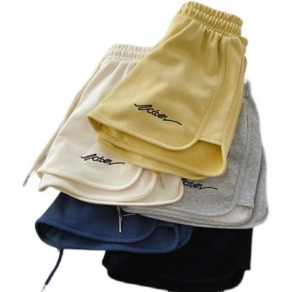 Pantaloni casual a vita alta per donna Pantaloni a gamba dritta a vita media in puro colore Comodo e traspirante Faion estivo