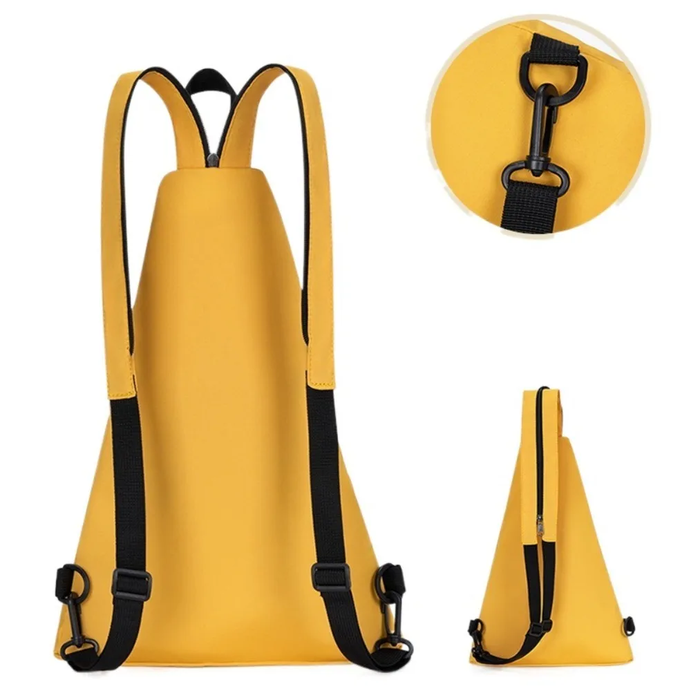 

Оксфордский треугольный рюкзак, многофункциональный одинарный рюкзак большой вместимости с подвеской, сумка на плечо, нагрудная сумка для покупок