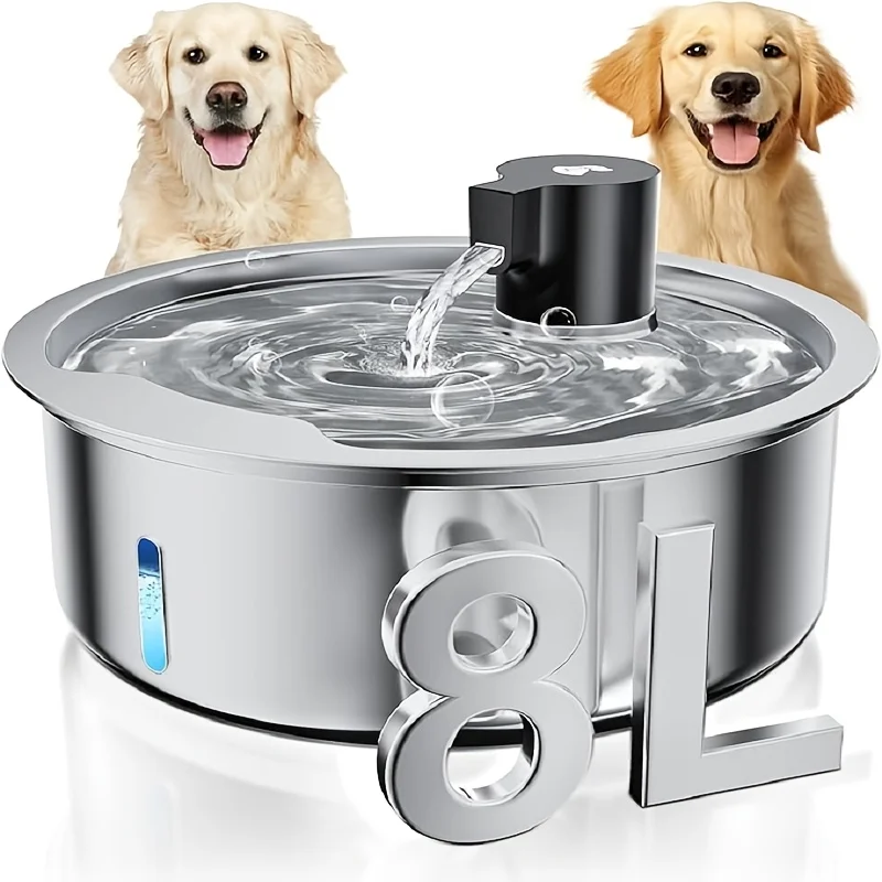 

The 8-liter Capacity Of This Pet Fountain Ounce Ensures That Your Pet Has A Continuous Supply Of Fresh Water For Several Days, Which Is Especially Convenient For Busy Owners Or For Short Trips, Without Battery