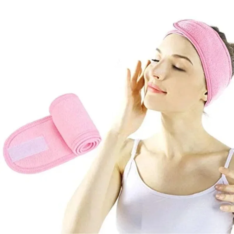 1/3/5 Pcs Headbands Velcro Sports Yoga Hairbands Face Wash Makeup Double Layer Headbands Beauty Hair Straps