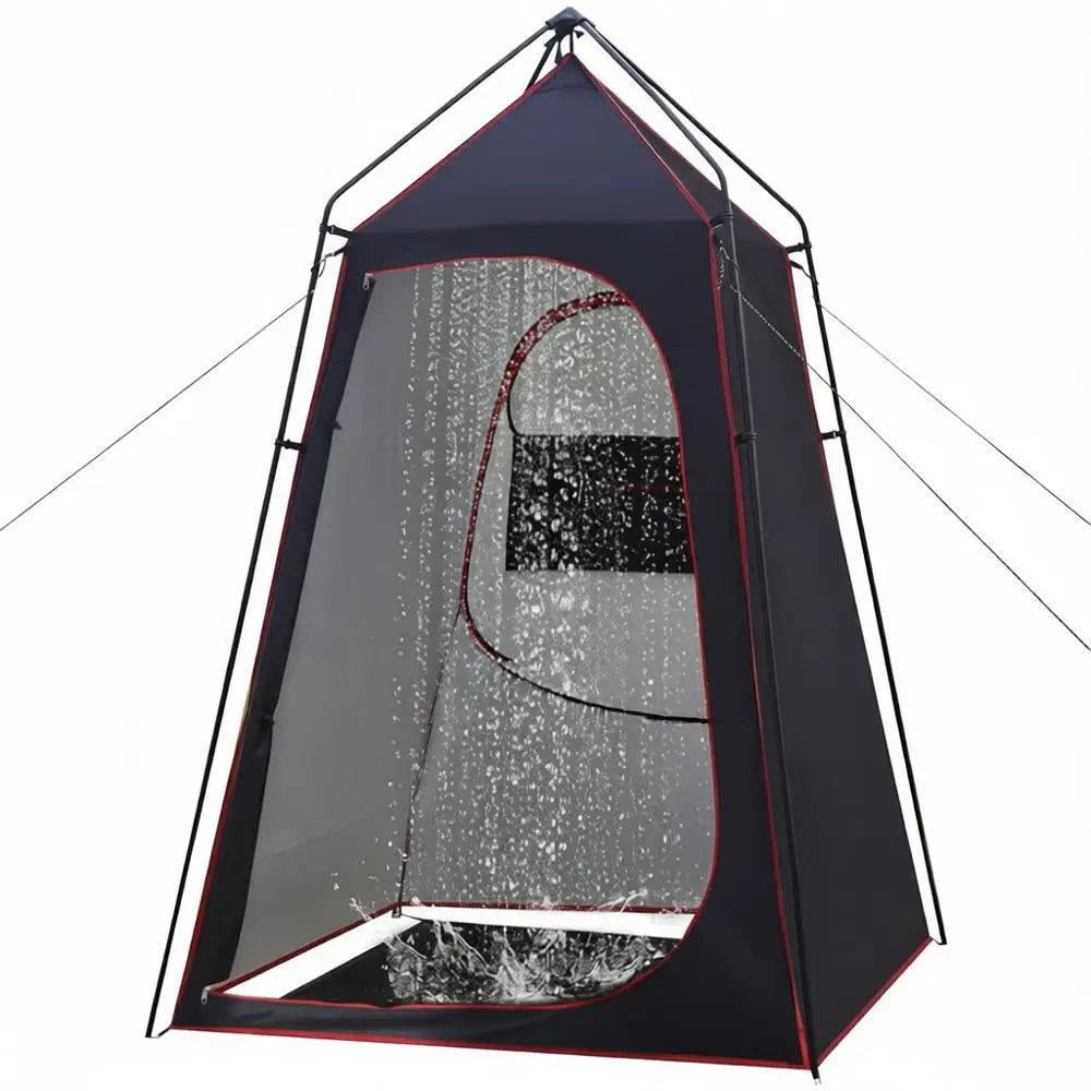 

Портативная палатка-душ для улицы - быстросборное укрытие для кемпинга, походов, пляжа и рыбалки с полом и защитой UPF 50+