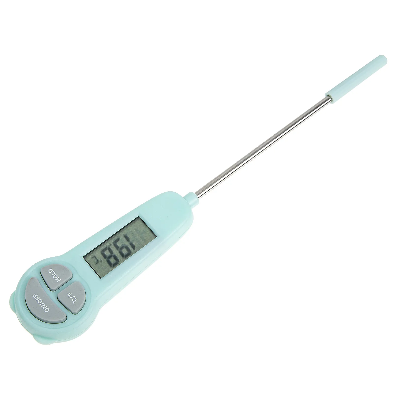 Digital Food Thermometer Green Portable Cooking Probe Instant Read Thermometer Meat Grill Kitchen Supplies Kitchen Supplies