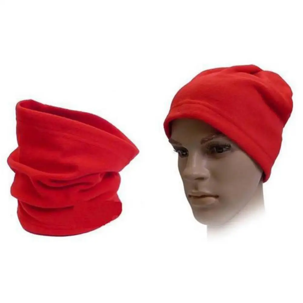 Winter Polar Fleece Hat Plush Balaclava Men Face Warmer Beanies Outdoor Thermal Warm Face Mask Neck Gaiter Balaclava Scarf Hat