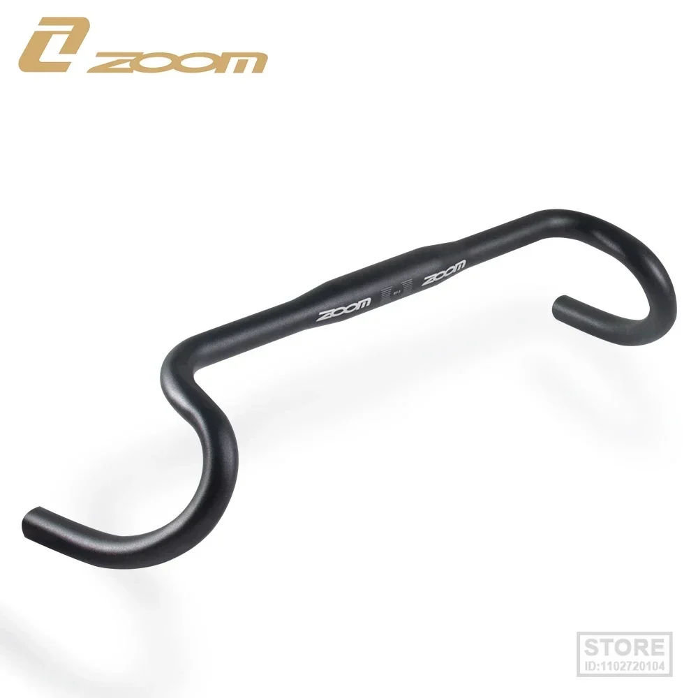 ZOOM Ultralight Drop Bar Handle Road Bike Handlebar 31.8x540mm Bicycle Bent Aluminum Alloy Handlebar Road Bike Accessories