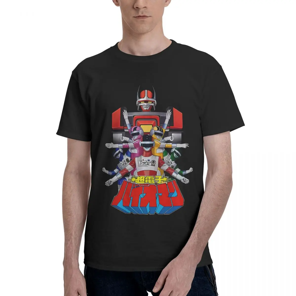 

Bioman Ranger, повседневный дышащий удобный топ из 100% хлопка, новые подарки и футболки, мужская одежда