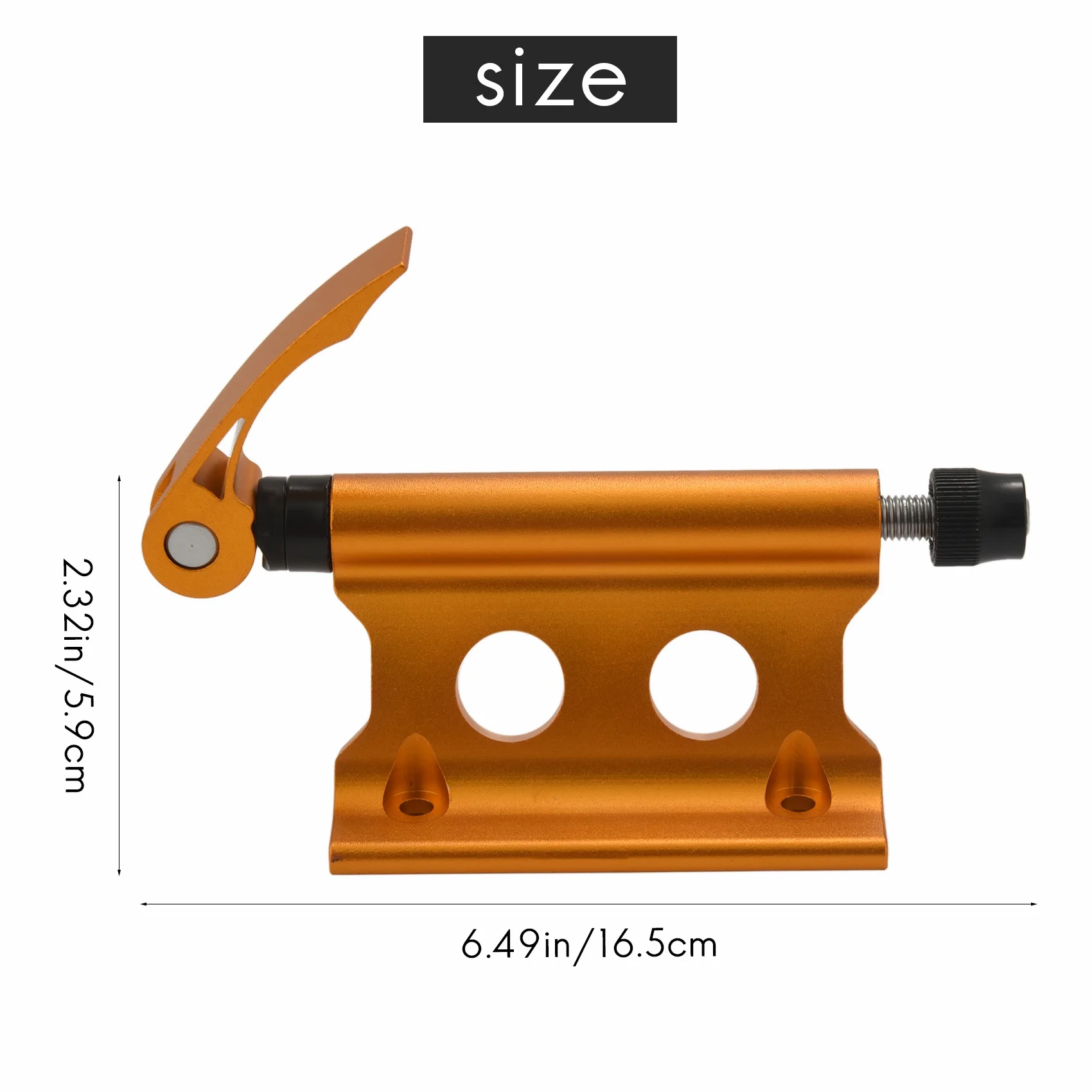 

Lo-ok 2Pack Bike Fork Mount Bicycle Truck Bed Roof Bike Rack Bike Block Truck Mount for Road Bike