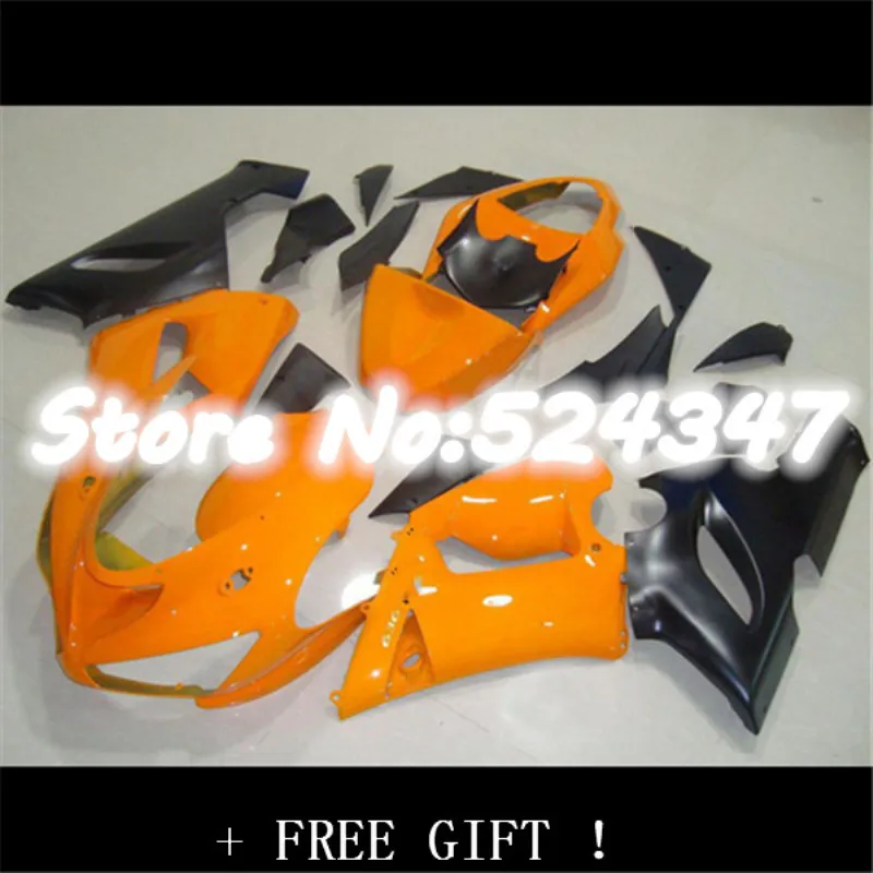 First-class Fairing fit for KAWASAKI Ninja ZX-6R 05-06 ZX6R 05 06 ZX6R 636 2005-2006 ZX 6R 05 06 2005 2006 orange black parts