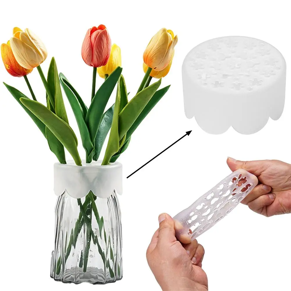 1/3/5Pcs Silicone Spiral Flower Stem Bracket Multi functional Bouquet Shaper Reusable Flower Arrangement Device DIY Stem Holder