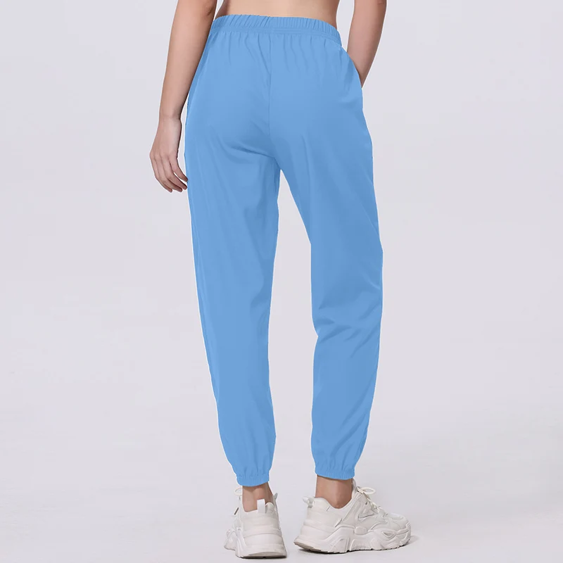 1/2 Piece Women's Casual Sports Pants Black Pocket Pants Running Fitness Slimming Ankle Pants Multi-size Teen 9 Sub-library image 4