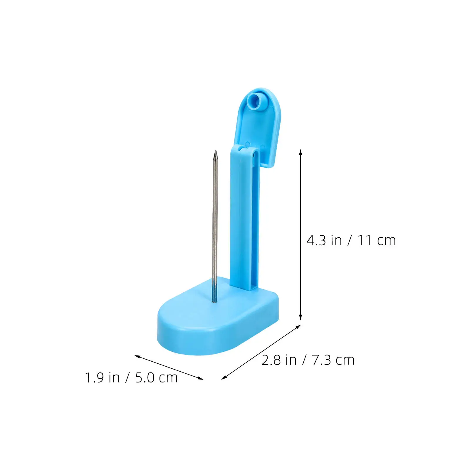 Metal Receipt Spike Holder 3 Piece Desk Bill Note Organizer for Office Kitchen Restaurant Counter