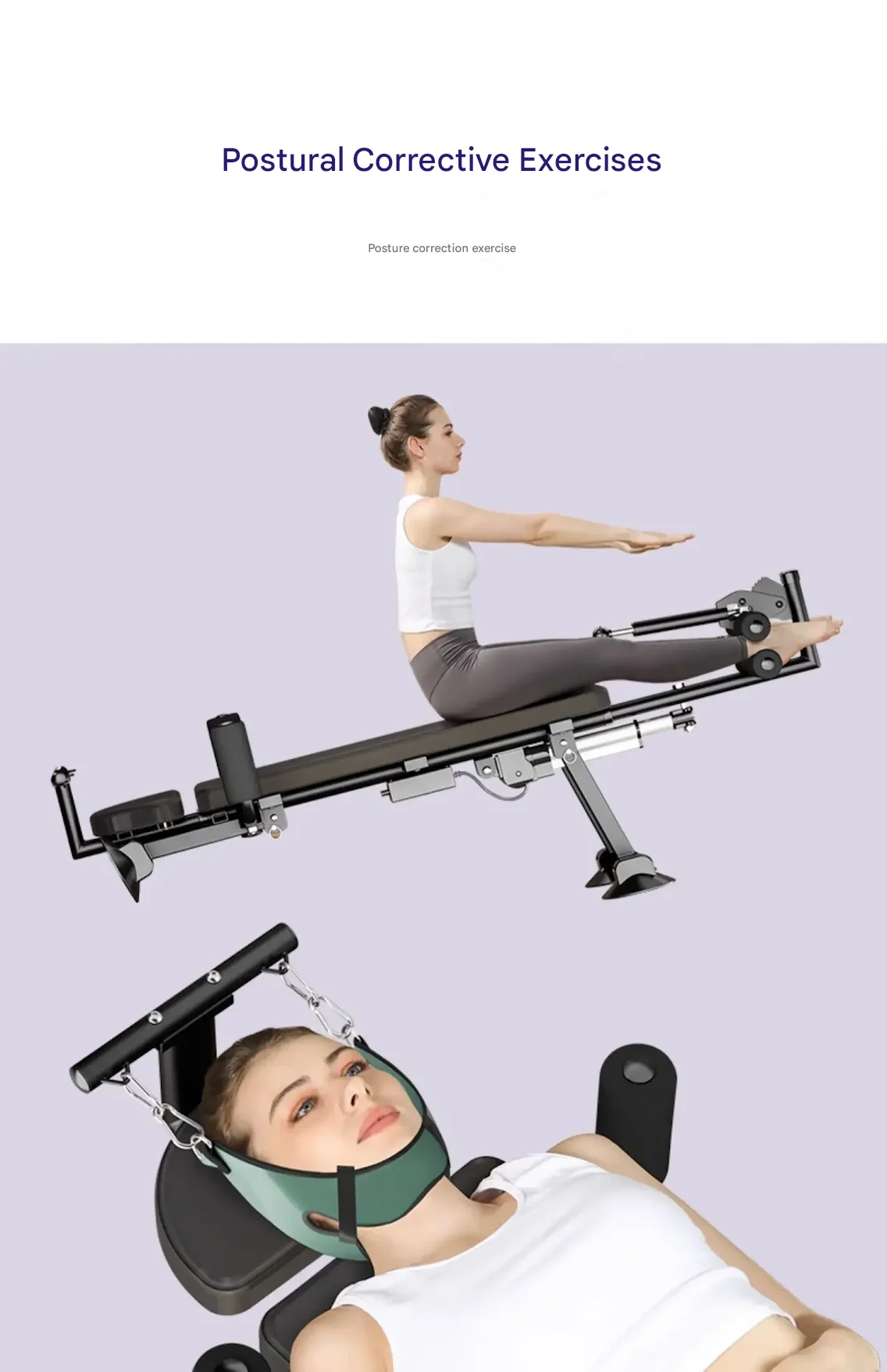 Electric Lumbar Spine Tensioner Leg Medical Home Spine Cervical Traction Inversion