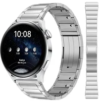 Correa de acero inoxidable de lujo de 22mm para Huawei Watch 6 GT6 5 Pro GT4 GT3 GT2 Pro/GT2 pulsera de Metal de 46mm para Huawei Watch 3/4 Pro
