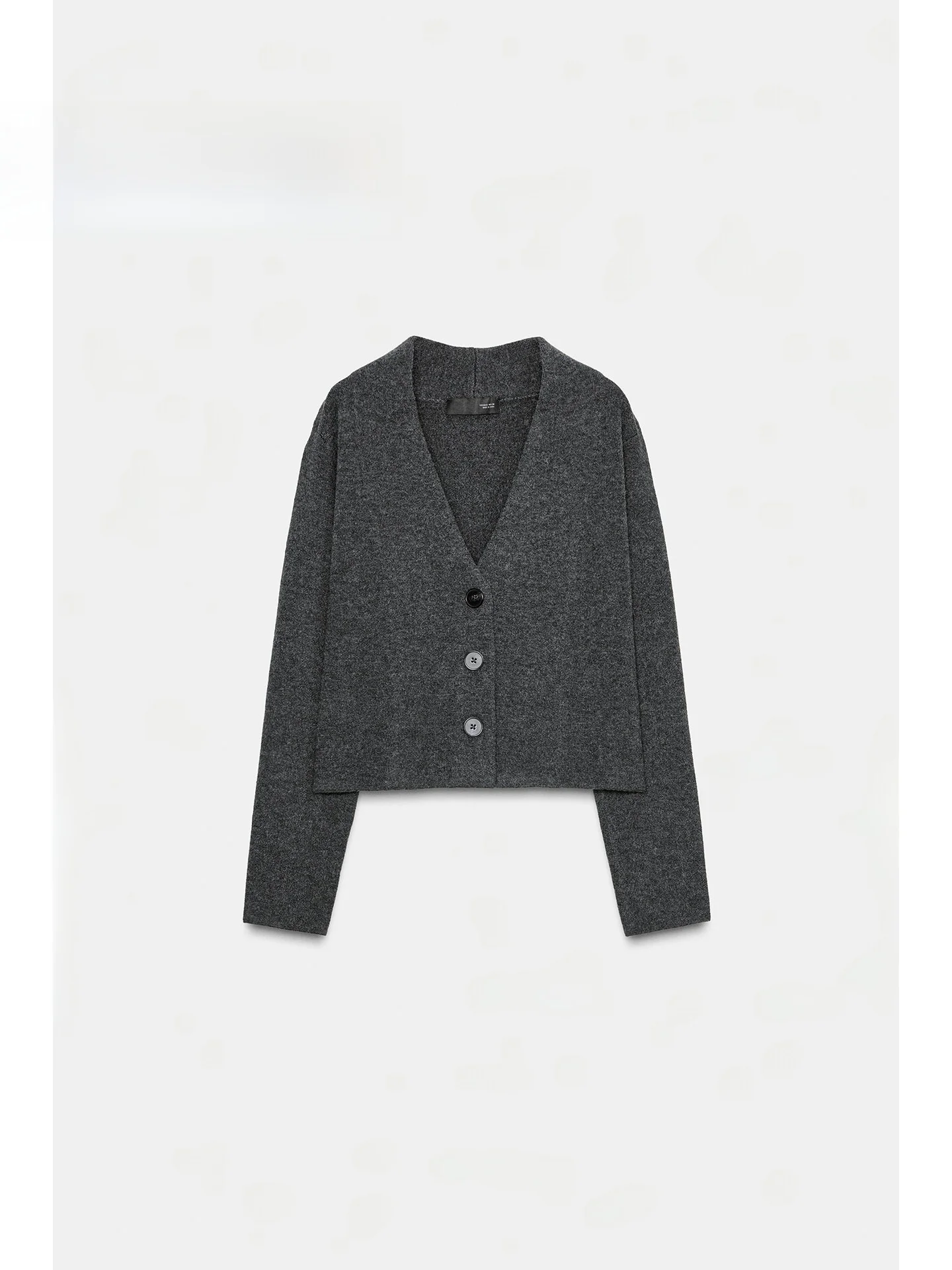 

Spring 2026 Faionable V-Ne Long Sve Loose Casual Knitted Jaet Women's ort Sle Slimming Open Cardigan Knitwear