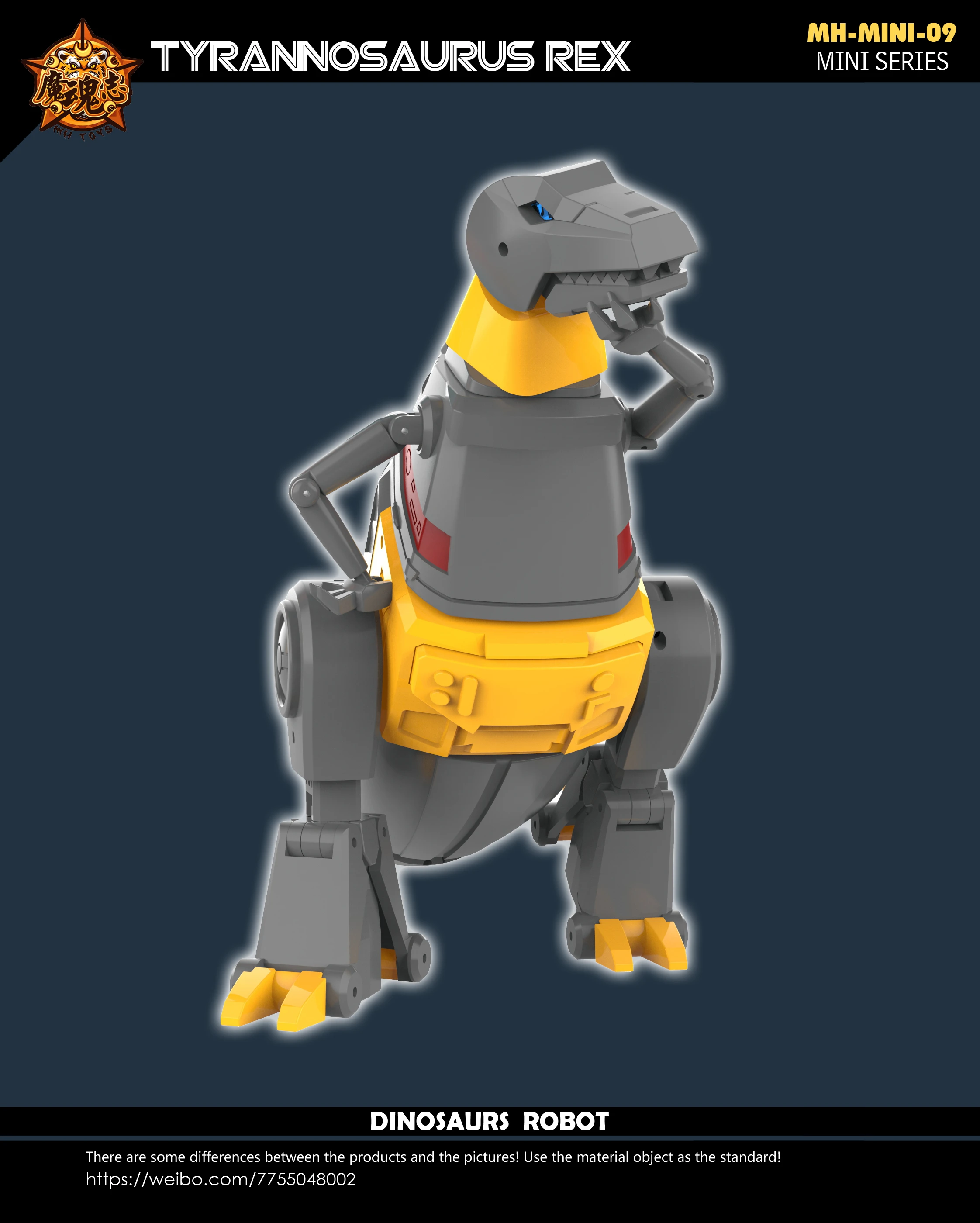 AUF LAGER Transformation MHZ SPIELZEUG MH-MINI-09 MINI-09B Grimlock 2,0 KO NA H44 Kleine Action Figur Modell Spielzeug