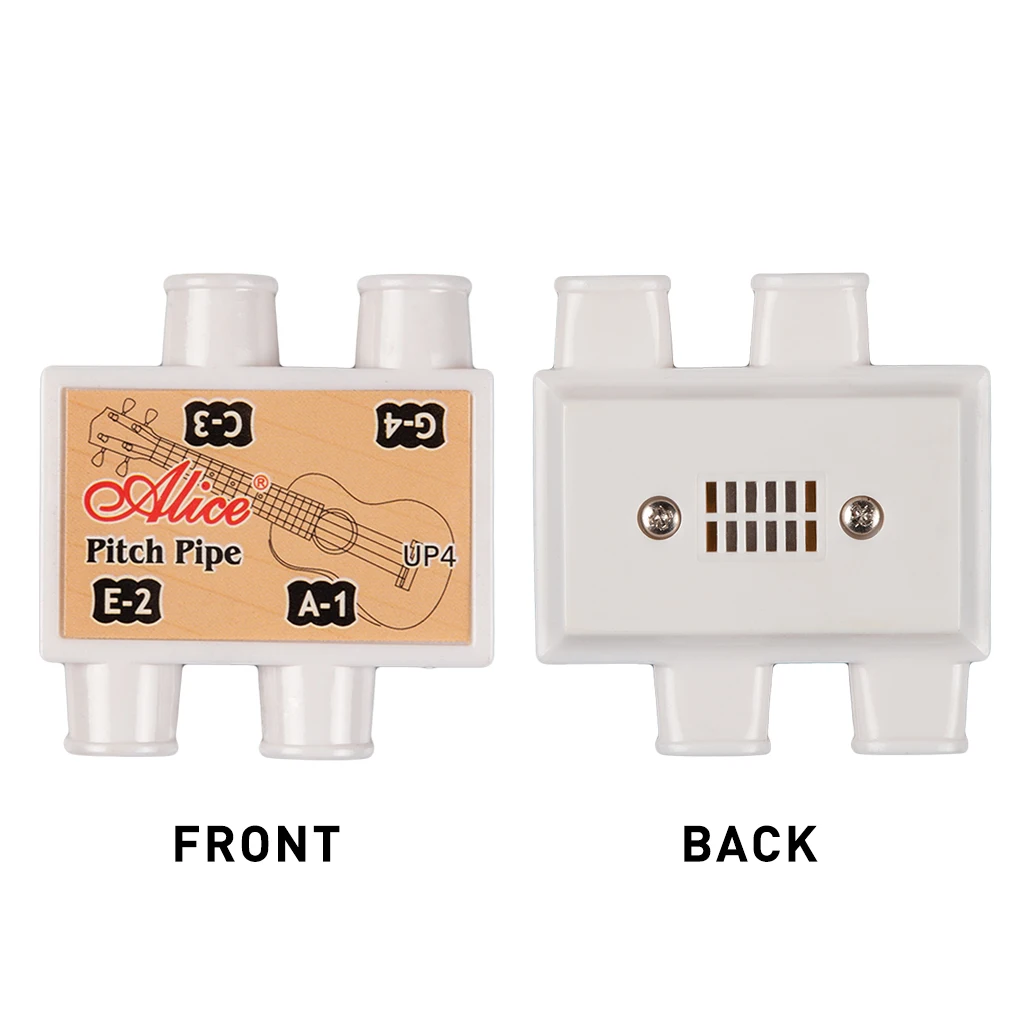 LOOK Ukulele Tuner Pitch Pipe Alice A002CP UP4 Model 4 Tone E-A-C-G Hawaii Guitar Ukulele Accessories Tuning Tools 1/5/10 pcs