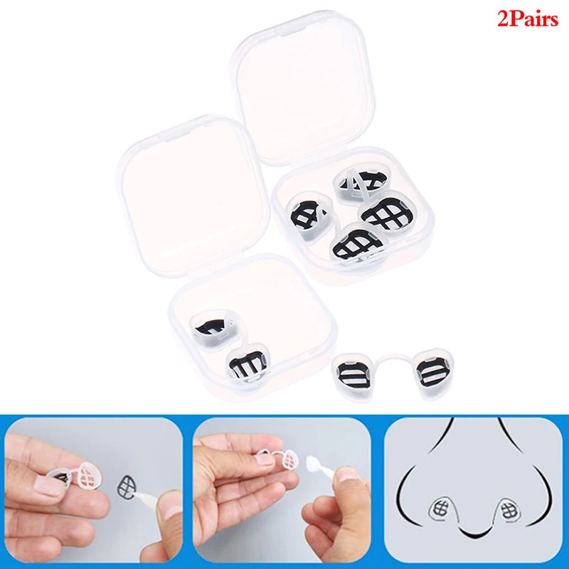 Hot Sale 2Pair Nose Invisible Nasal Filters Anti Air Pollution Pollen Allergy Dust Filter