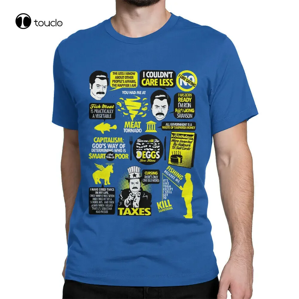 Parks And Recreation Tv T-Shirt, Ron Swanson Quote Shirt, Men'S Tee Custom Aldult Teen Unisex Digital Printing Fashion Funny New