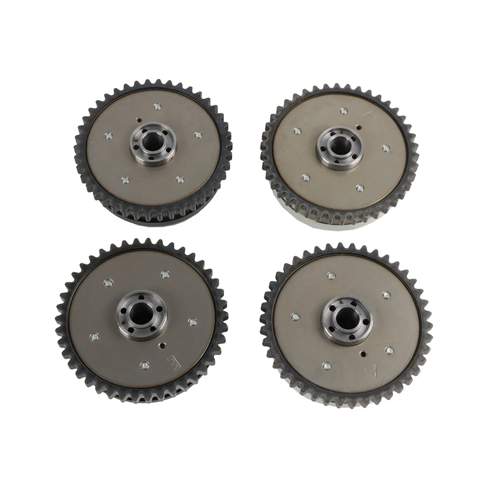 

4*Intake & Exhaust Camshaft Sprockets For B7 550I X5 X6 N63B44A S63B44A 4.4L V8 11367598001 11367598002 11367600085 11367600086